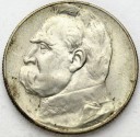 5 zł złotych Józef Piłsudski 1936. Stan 3