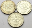 LOT 3 x 200 zł 1976 OLIMPIADA INWESTYCJA SREBRO