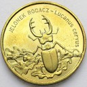 2 zł, złote 1997 Jelonek Rogacz, stan 1-