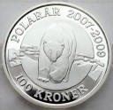 Fabulous 2007 Srebro 10 koron Niedźwiedź Polarny