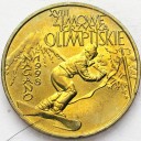 2 zł, złote 1998 Zimowe Igrzyska Nagano stan 1-/1