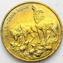 2 zł, złote 1999 Wilk Wilki, stan 1/1-