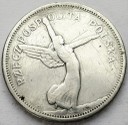 5 złotych 1928 Nike bez znaku, Bruksela, stan 3-