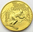 2 zł, złote 1998 Zimowe Igrzyska Nagano stan 1-