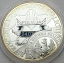 10 zł złotych 2004 Policja 85 r. Powołania, stan L