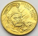 2 zł, złote 1997 Stefan Batory, stan 1