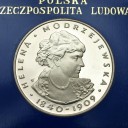 100 zł złotych 1975 Helena Modrzejewska, stan L-/L