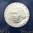 100 zł, złotych 1978 Adam Mickiewicz, stan L