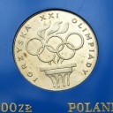 200 zł złotych 1976 XXI Olimpiada, stan 1-/1