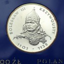 200 zł złotych 1982 Bolesław Krzywousty, stan L/L-