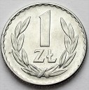 1 zł, jeden złoty 1949, stan 1-