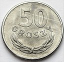 50 gr, pięćdziesiąt groszy 1965, stan 2+