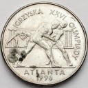 2 zł, złote 1995, Atlanta Zapasy, stan 2