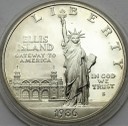 1 Dolar One Dollar SREBRO 1986 Statua Wolności, L