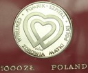 1000 zł złotych 1986 PRÓBA Ag Szpital Matki Polki