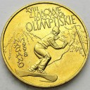 2 zł, złote 1998 Zimowe Igrzyska Nagano stan 1-