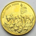2 zł, złote 1999 Wilk Wilki, stan 1