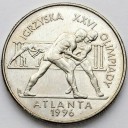 2 zł, złote 1995, Atlanta Zapasy, stan 1-