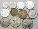 1975 r monety 10, 50 gr, 1, 2, 5 zł, Nowotko, Prus