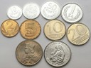 1985 r. monety 50 gr, 1, 2, 5, 10 zł Przemysław II