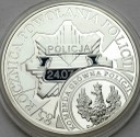 10 zł złotych 2004 Policja 85 r. Powołania, stan L