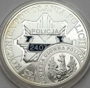 10 zł złotych 2004 Policja 85 r. Powołania, stan L