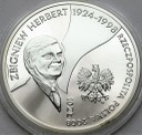 10 zł złotych 2008 Zbigniew Herbert, stan L