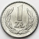 1 zł 1966, jeden złoty 1966, stan 1-/1