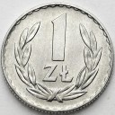 1 zł 1971, jeden złoty 1971, stan 1