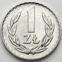 1 zł 1972, jeden złoty 1972, stan 1/1-