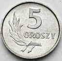 5 gr 1970, pięć groszy 1970 r., stan 1