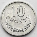 10 gr 1962, dziesięć groszy 1962 r., stan 1-