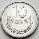 10 gr 1967, dziesięć groszy 1967 r., stan 1