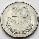 20 gr 1961, dwadzieścia groszy, stan 1