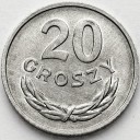20 gr 1962, dwadzieścia groszy, stan 1