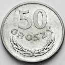 50 gr 1967 r., pięćdziesiąt groszy, stan 1
