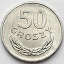 50 gr 1972 r., pięćdziesiąt groszy, stan 1