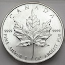 Fabulous 2008, 1 oz uncja srebra Liść Klonowy