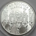 10 zł złotych 2008, 40 rocznica Marca '68, stan L