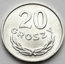 20 gr, dwadzieścia groszy 1968, stan 1