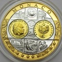 Monako Wspólna Waluta Euro, SREBRO 999 śred. 40 mm