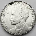 1 peso 1953 Kuba, SREBRO Ag900, 26,7 g, śr. 38 mm