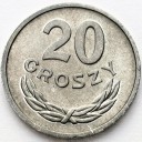 20 gr, dwadzieścia groszy 1966, stan 1-