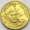 2 zł, złote 1997 Stefan Batory, stan 1-/1