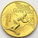 2 zł, złote 1998 Zimowe Igrzyska Nagano stan 1-
