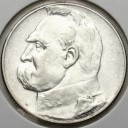 5 zł złotych Józef Piłsudski 1935 r., stan 3