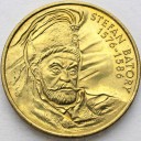 2 zł, złote 1997 Stefan Batory, stan 1-/1