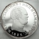 Replika 1 Rubel Konstanty I 1825 SREBRO 999 stan L
