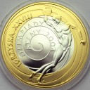 10 zł złotych 2004 Ateny Dyskobol Platerowana st.L