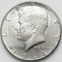 1/2 Dolara Half Dollar SREBRO 1964 Kennedy